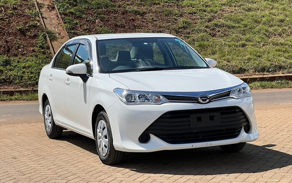 Toyota Axio hybrid car for private tours Sri Lanka