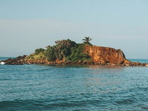 Parrot Rock beside Mirissa Beach