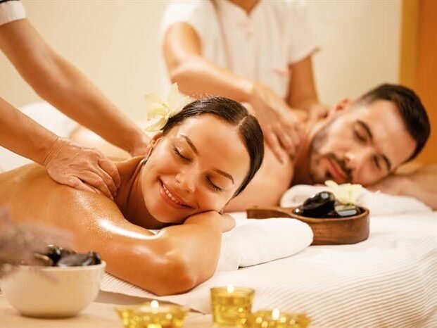 An Ayurvedic spa treatment